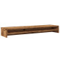 Support de moniteur vieux bois 100x24x13 cm bois d ingénierie