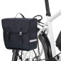 Sac de vélo simple pour porte bagages étanche 21 L Noir