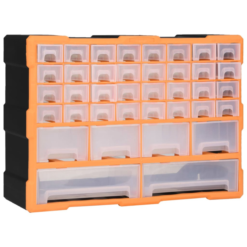 Organisateur multi tiroirs avec 38 tiroirs 52x16x37,5 cm