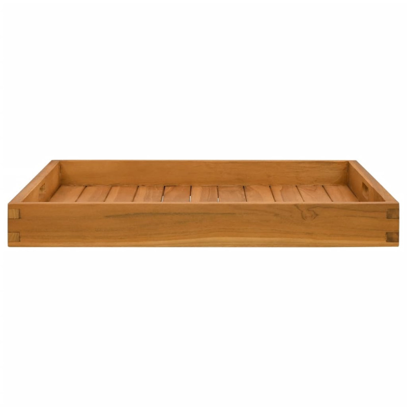 Plateau de service 60x60 cm Bois de teck massif