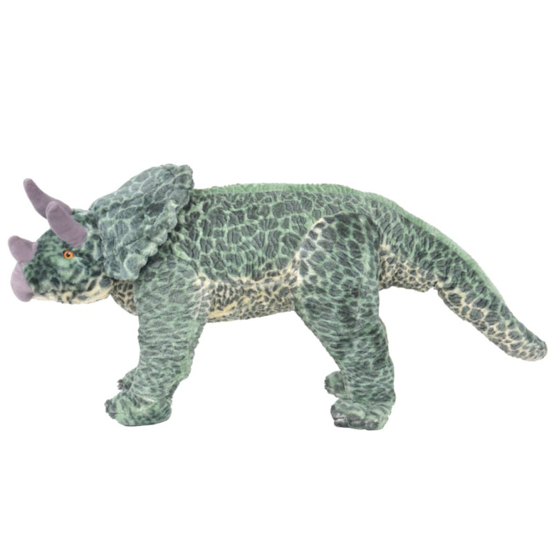 Jouet en peluche Dinosaure Tricératops Vert XXL