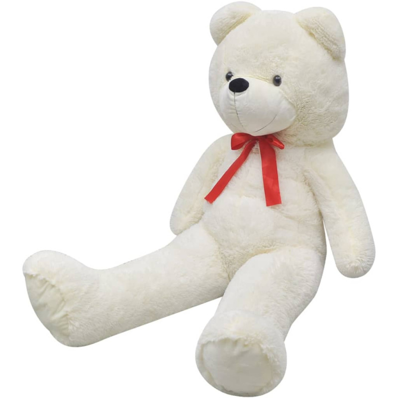 Ourson en peluche XXL Blanc 160 cm 