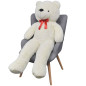 Ourson en peluche XXL Blanc 160 cm 