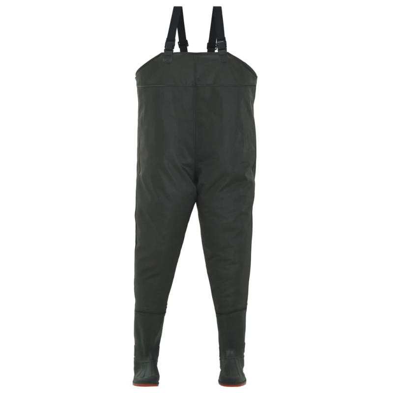 Pantalon échassier avec bottes Vert Pointure 45