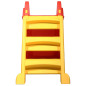 Toboggan pliable d enfants Intérieur Extérieur Rouge et jaune