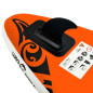 Ensemble de planche SUP gonflable 366x76x15 cm Orange