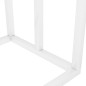 Porte serviettes sur pied Blanc 48x24x79 cm Fer