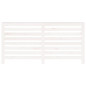 Cache radiateur Blanc 169x19x84 cm Bois massif de pin