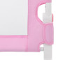 Barrière de sécurité de lit d enfant Rose 120x42 cm Polyester