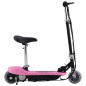 Trottinette électrique avec siège 120 W Rose