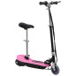 Trottinette électrique avec siège 120 W Rose