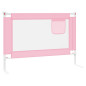 Barrière de sécurité de lit enfant Rose 90x25 cm Tissu