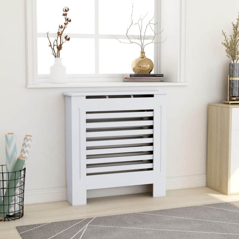 Cache radiateur MDF Blanc 78 cm