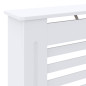 Cache radiateur MDF Blanc 78 cm