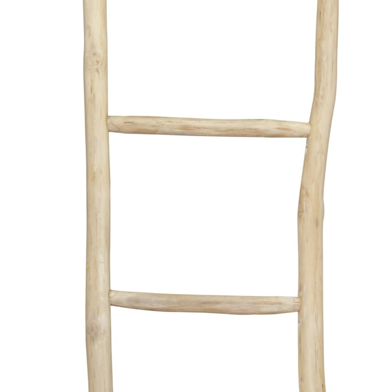 Porte serviette avec 5 barreaux Teck 45 x 150 cm Naturel