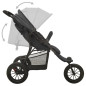 Poussette pour bébé Anthracite Acier