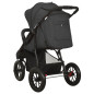 Poussette pour bébé Anthracite Acier