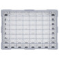 Organisateur multi tiroirs avec 64 tiroirs 52x16x37,5 cm