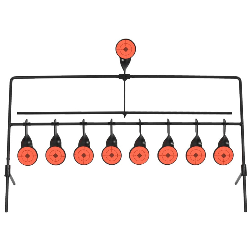 Cible de tir avec réinitialisation automatique et 8+1 cibles