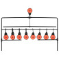 Cible de tir avec réinitialisation automatique et 8+1 cibles