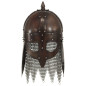 Casque de guerrier viking antique pour GN Cuivre Acier