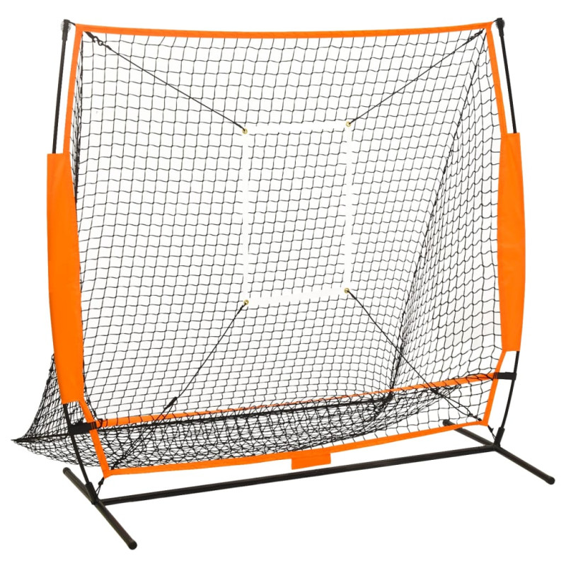 Filet d entraînement baseball multisport Noir 174x76x158,5 cm