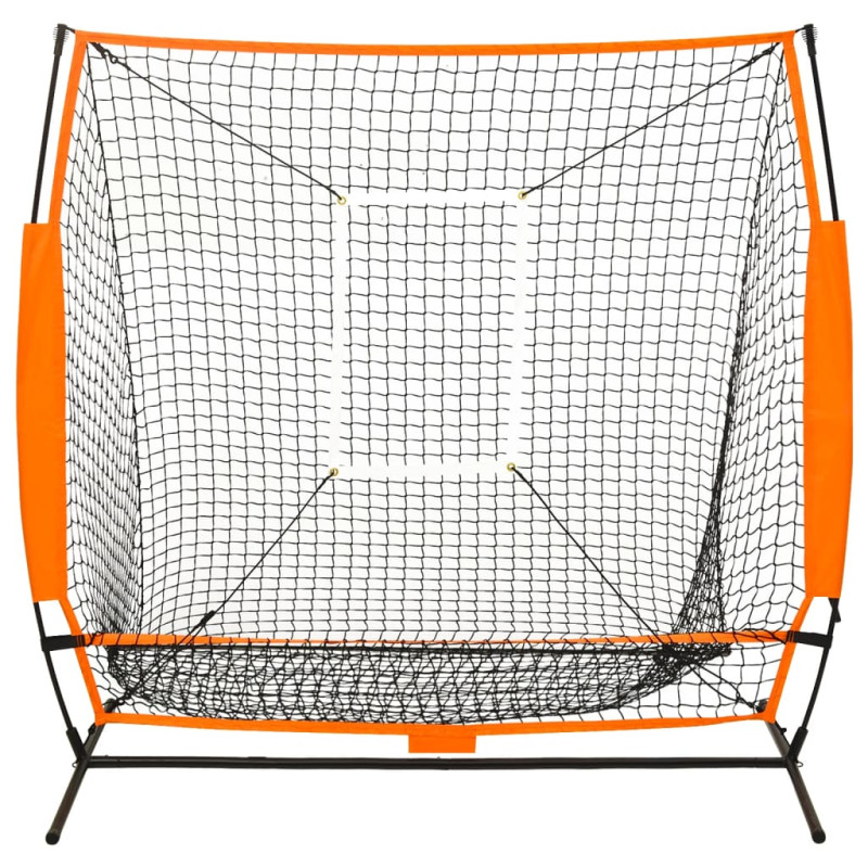 Filet d entraînement baseball multisport Noir 174x76x158,5 cm