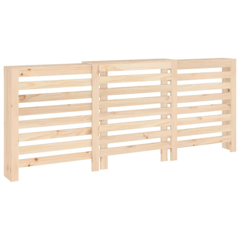 Cache radiateur 210x21x85 cm Bois massif de pin