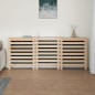 Cache radiateur 210x21x85 cm Bois massif de pin