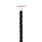 Corde de travail Noir 6 mm 50 m polypropylène