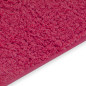 Tapis de salle de bain 2 pcs Tissu Fuchsia