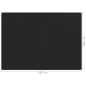 Tapis de tente 250x350 cm Noir