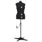 Mannequin de robe ajustable pour femme Noir M Taille 40 46