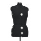 Mannequin de robe ajustable pour femme Noir M Taille 40 46