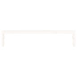 Support de moniteur Blanc 50x27x10 cm Bois de pin solide