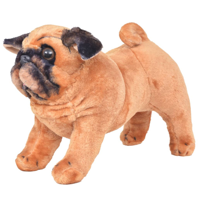 Jouet en peluche Chien de race Pug Marron clair XXL