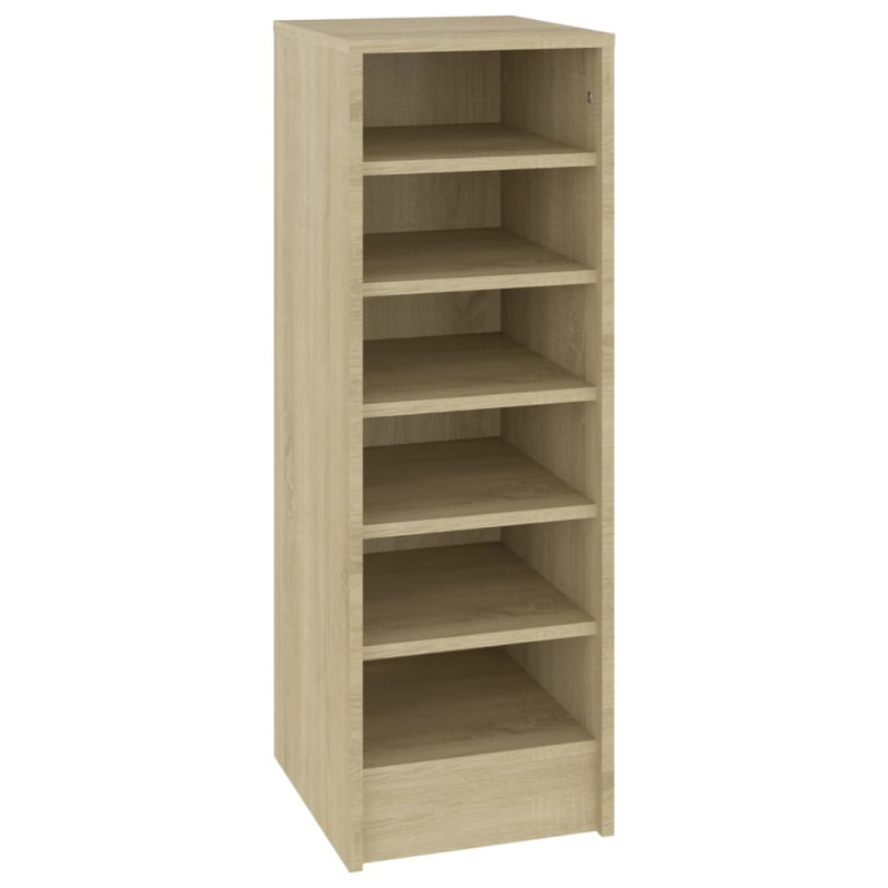 Armoire à chaussures Chêne Sonoma 31,5x35x90 cm Bois ingénierie