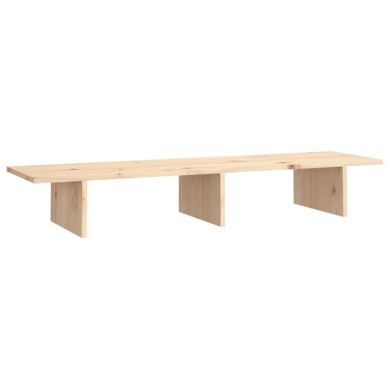 Support pour moniteur 100x27x15 cm Bois de pin solide