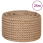 Corde de jute 25 m de long 24 mm d épaisseur