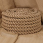 Corde de jute 5 m de long 50 mm d épaisseur