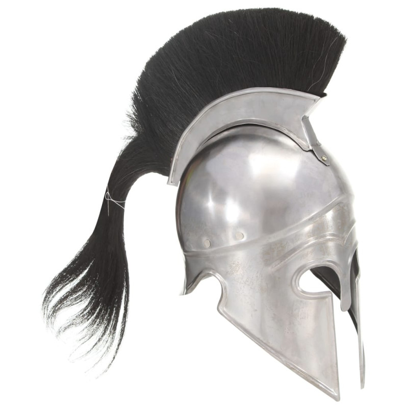 Casque de guerrier grec antique pour GN Argenté Acier