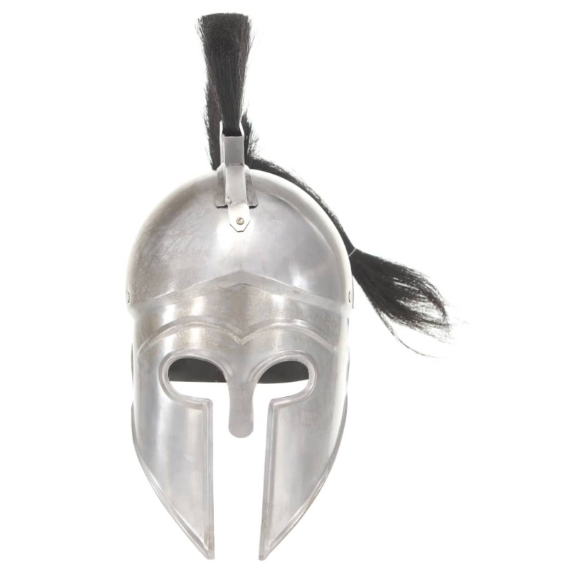 Casque de guerrier grec antique pour GN Argenté Acier