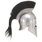 Casque de guerrier grec antique pour GN Argenté Acier