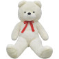 Ourson en peluche XXL Blanc 135 cm 