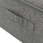 Boîtes de rangement 2 pcs Tissu 70x40x18 cm Anthracite