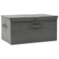 Boîte de rangement Tissu 50x30x25 cm Anthracite