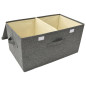 Boîte de rangement Tissu 50x30x25 cm Anthracite