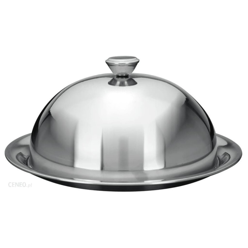 Excellent Houseware Plateau de service avec cloche Acier inoxydable