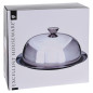 Excellent Houseware Plateau de service avec cloche Acier inoxydable