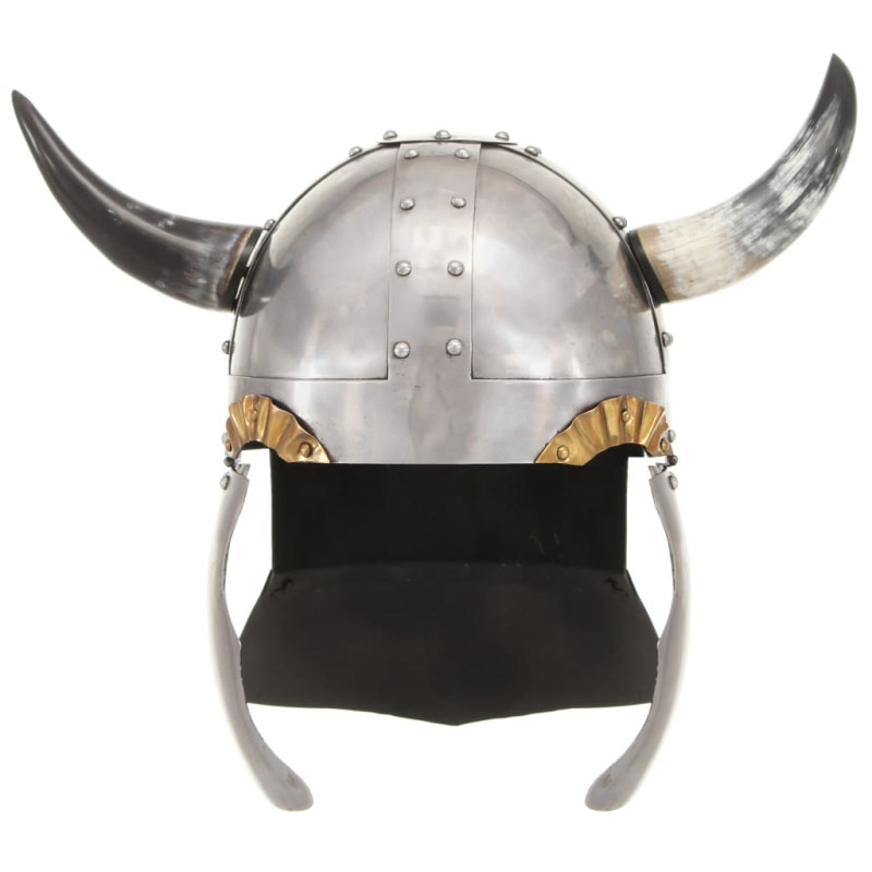 Casque de viking pour GN Argenté Acier